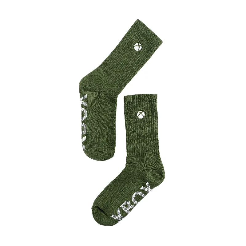 Weekend Sale: Don't Miss Out Xbox Essentials Olive Crew Socks